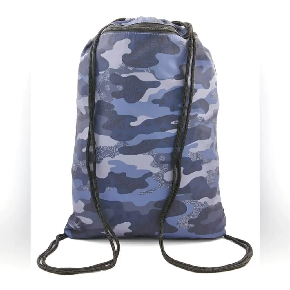 Sun + Stone Men's Camo Drawstring Bag Backpack